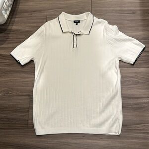 Express sweater Polo Size:L Color:White